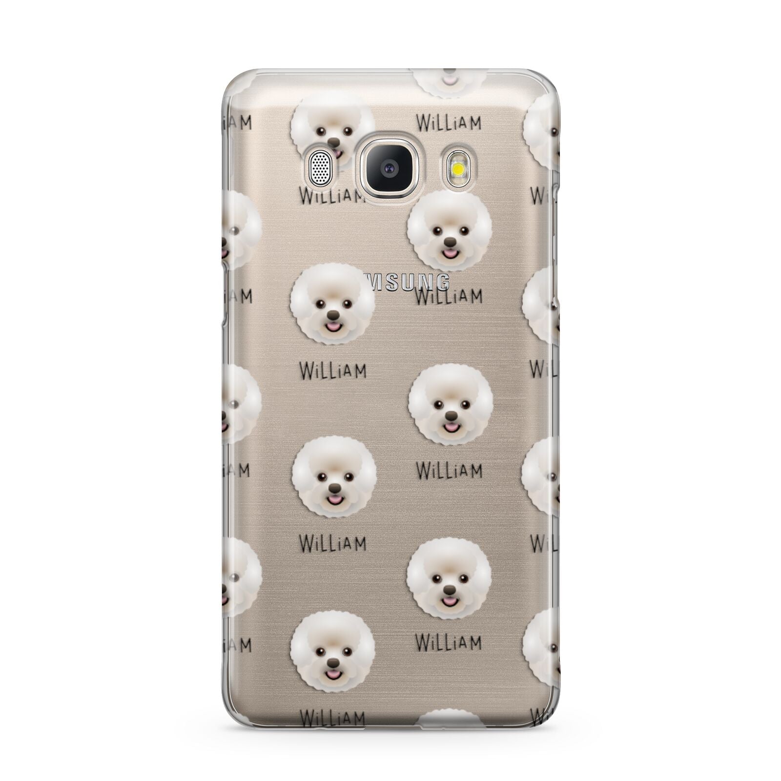 Bichon Frise Icon with Name Samsung Galaxy J5 2016 Case