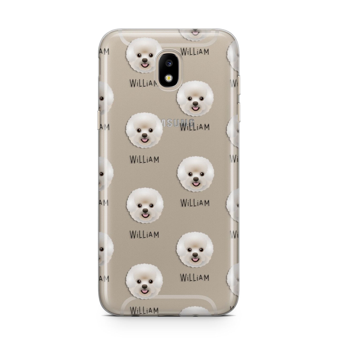 Bichon Frise Icon with Name Samsung J5 2017 Case