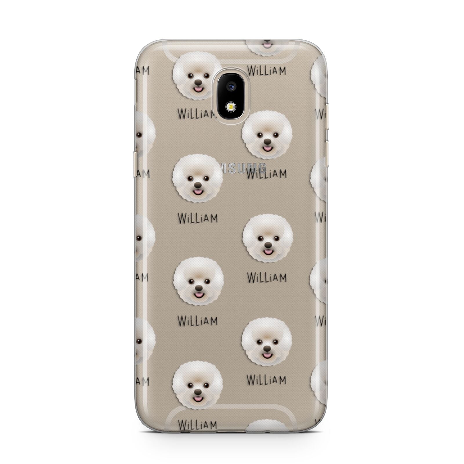 Bichon Frise Icon with Name Samsung J5 2017 Case