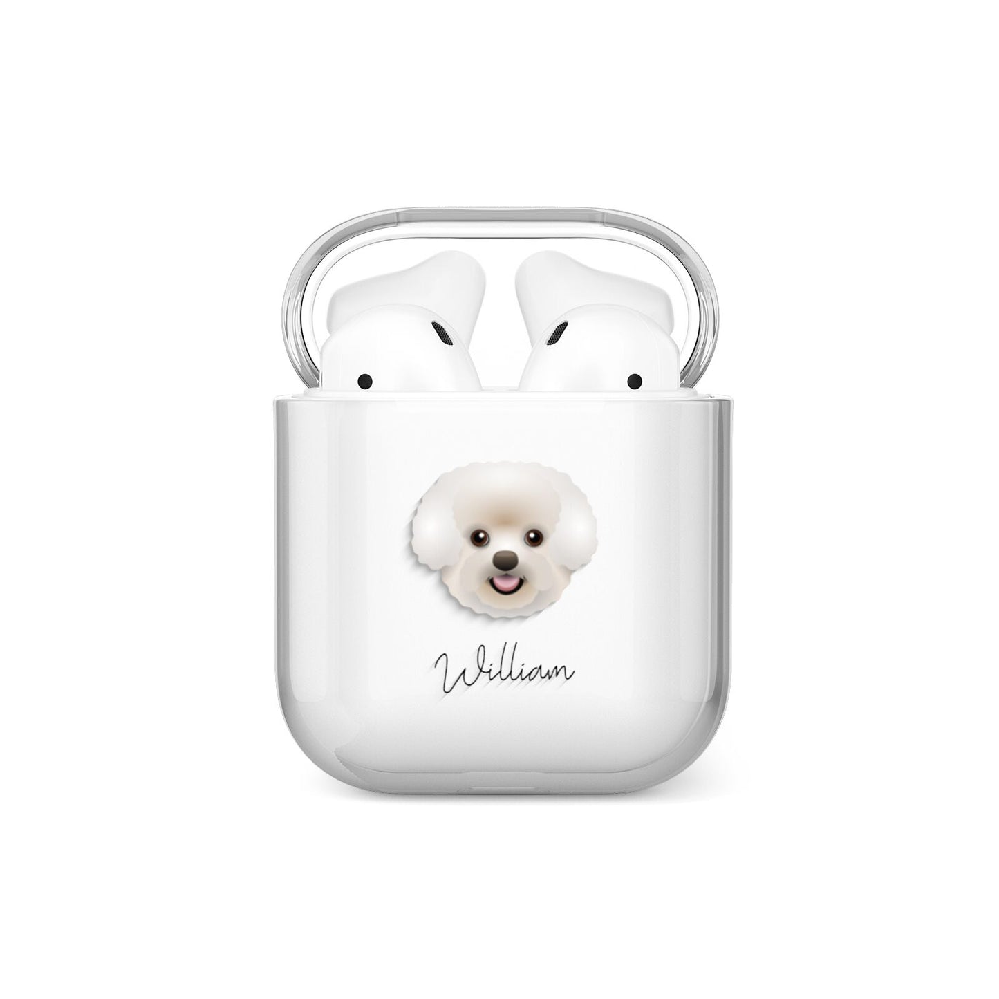 Bichon Frise Personalised AirPods Case