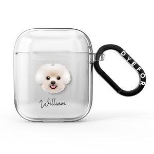 Bichon Frise Personalised AirPods Case