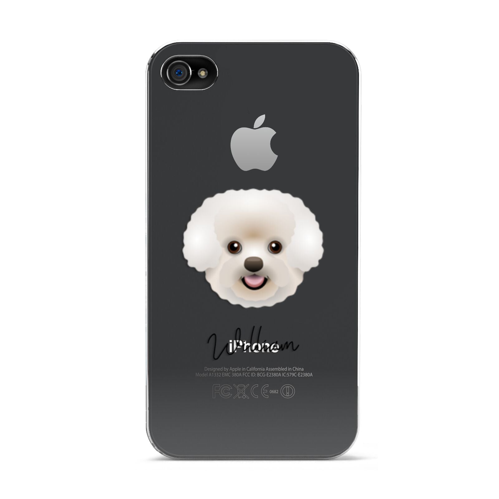 Bichon Frise Personalised Apple iPhone 4s Case