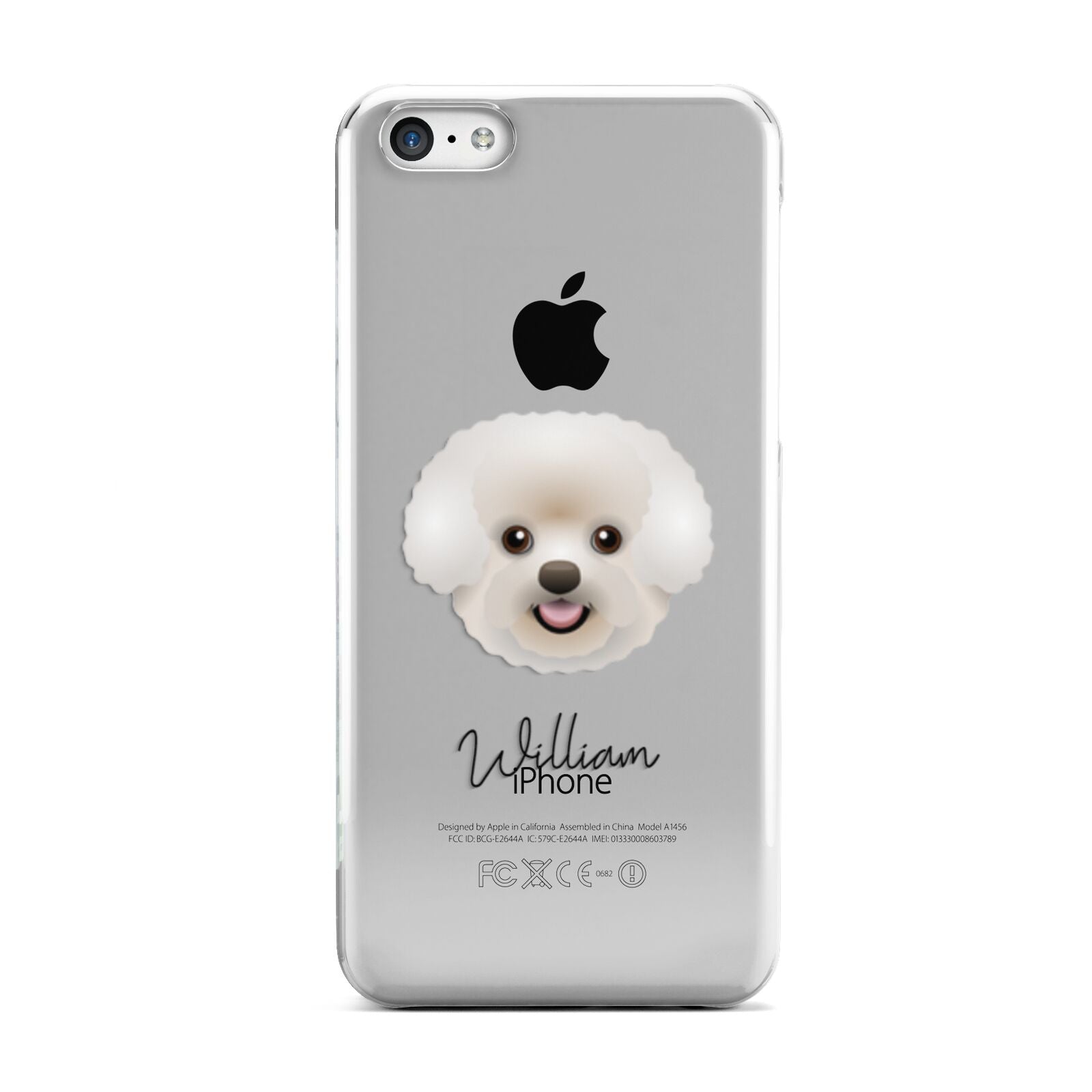 Bichon Frise Personalised Apple iPhone 5c Case