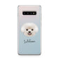 Bichon Frise Personalised Samsung Galaxy S10 Plus Case