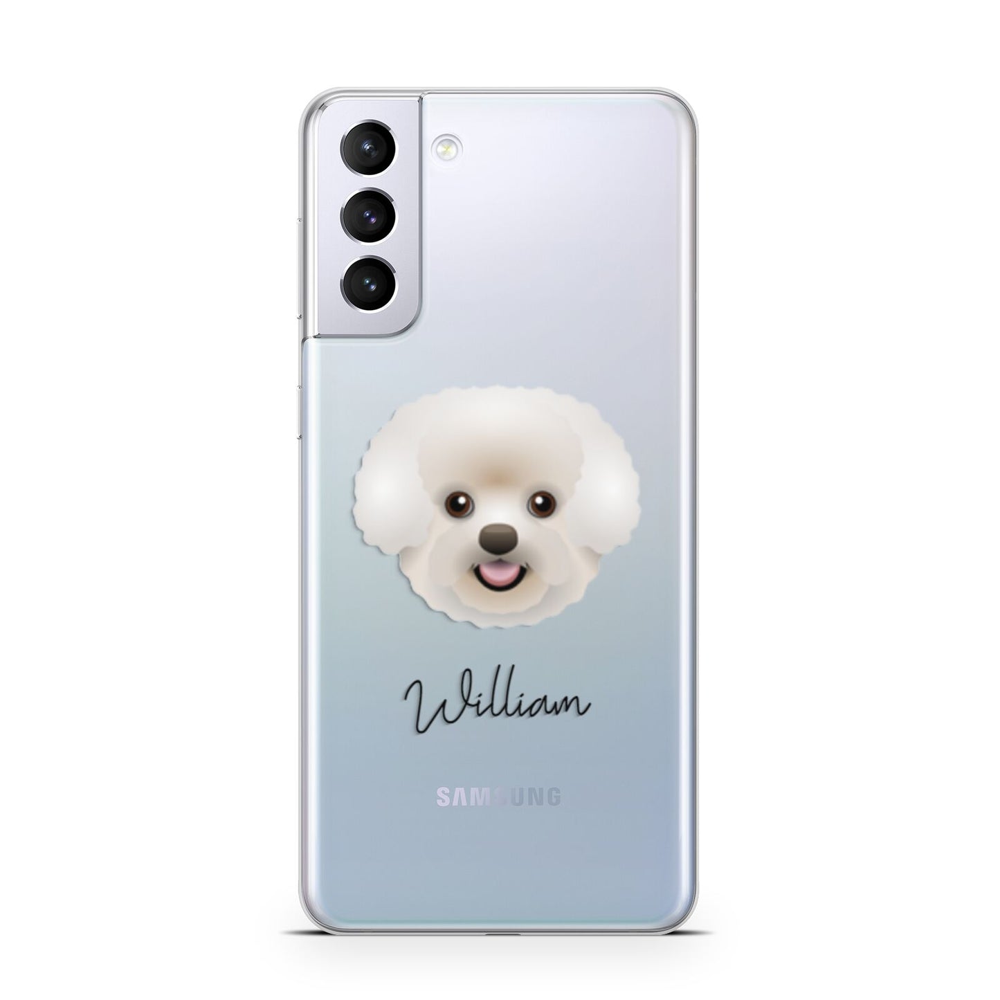 Bichon Frise Personalised Samsung S21 Plus Phone Case