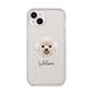 Bichon Frise Personalised iPhone 14 Plus Clear Tough Case Starlight