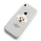 Bichon Frise Personalised iPhone 8 Bumper Case on Silver iPhone Alternative Image