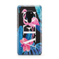 Black Blue Tropical Flamingo Huawei Mate 20 Phone Case