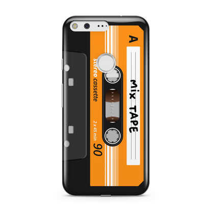 Black Casette Tape Google Pixel Case