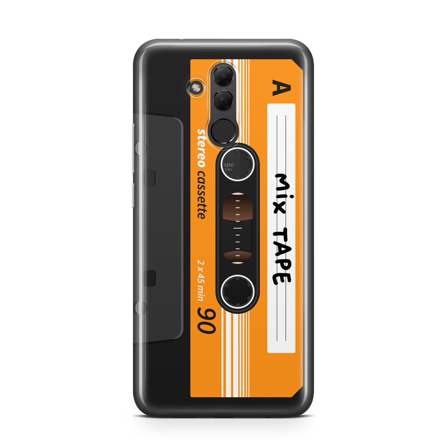 Black Casette Tape Huawei Mate 20 Lite