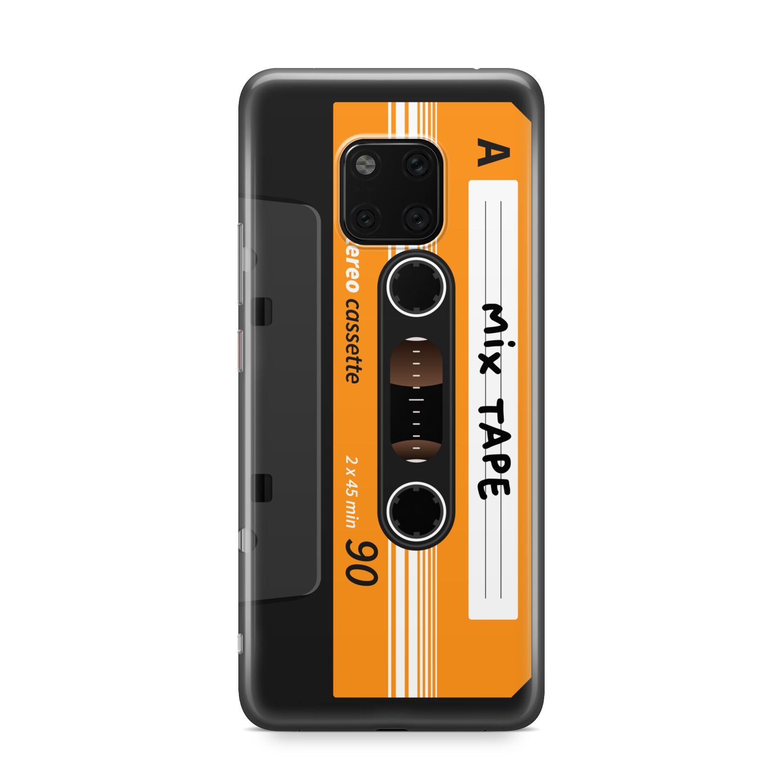 Black Casette Tape Huawei Mate 20 Pro Phone Case