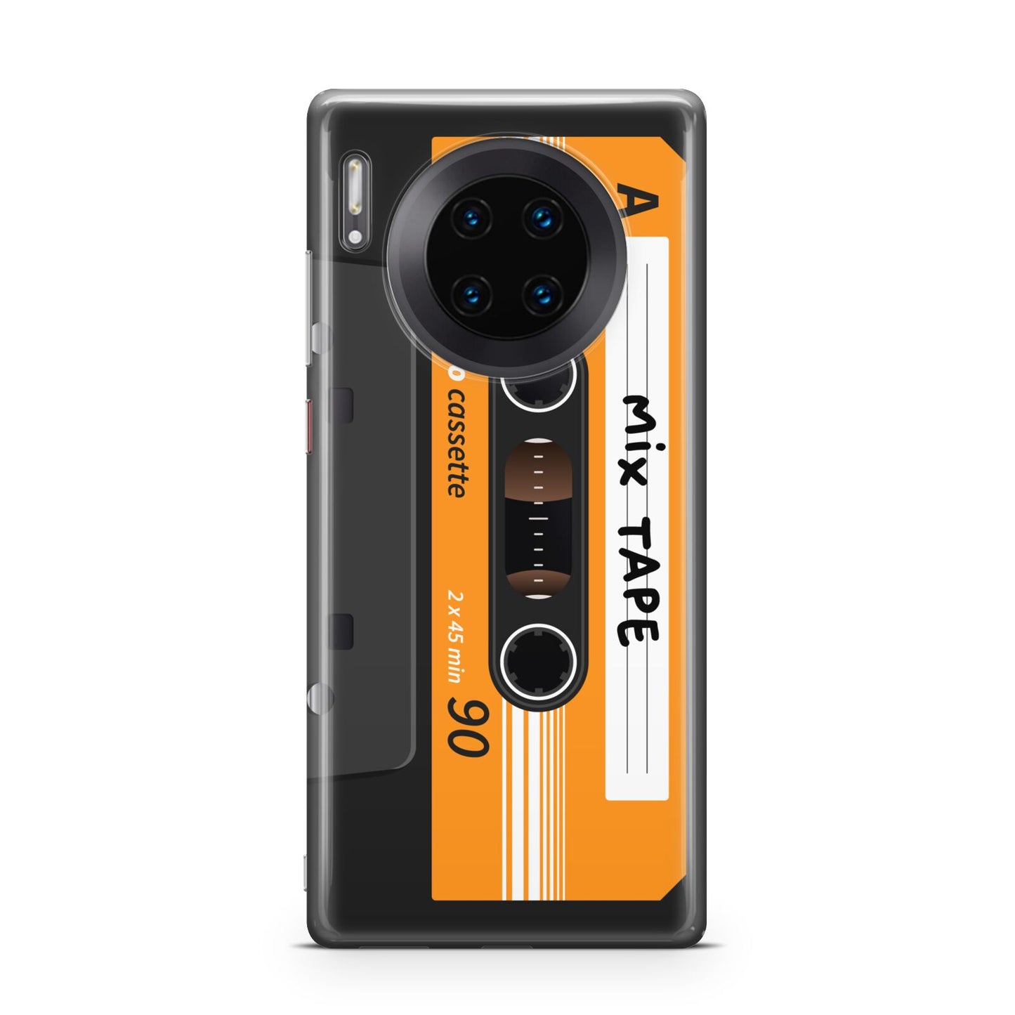 Black Casette Tape Huawei Mate 30 Pro Phone Case