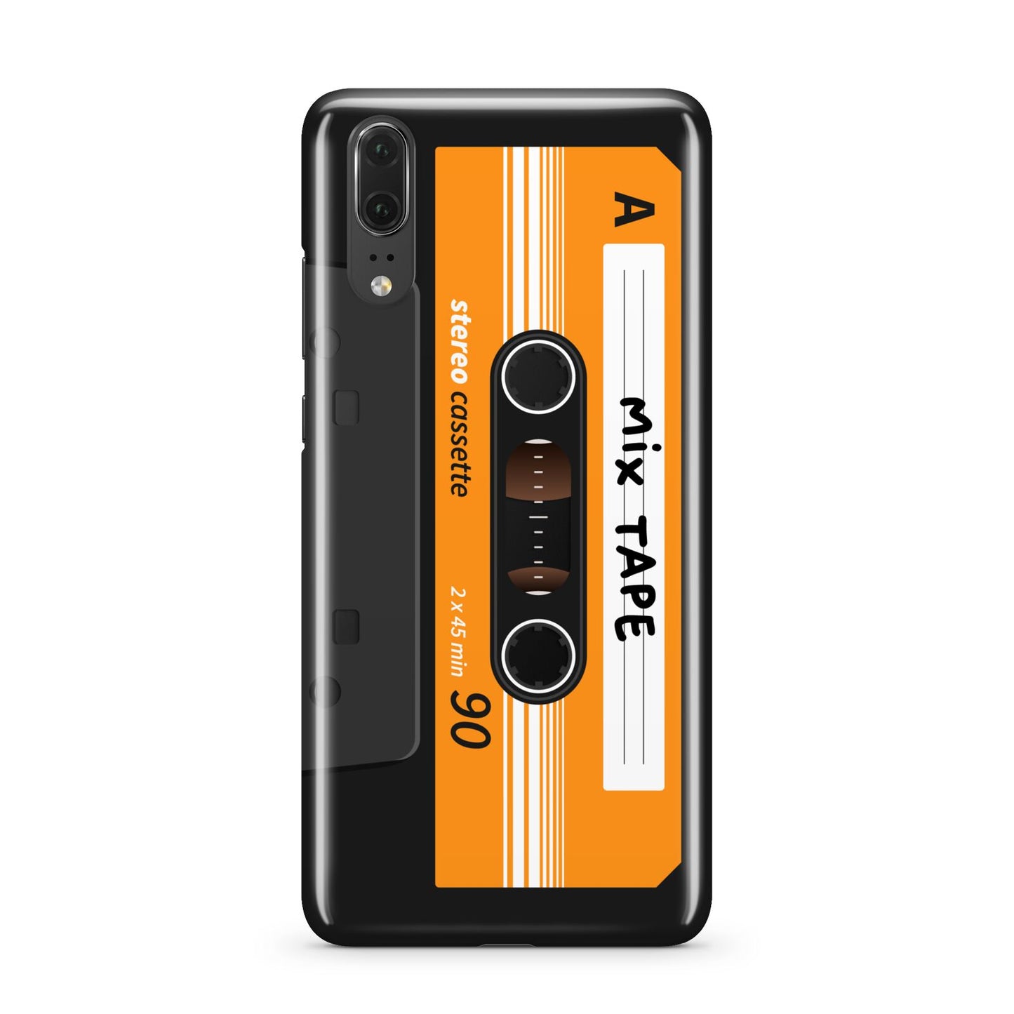 Black Casette Tape Huawei P20 Phone Case