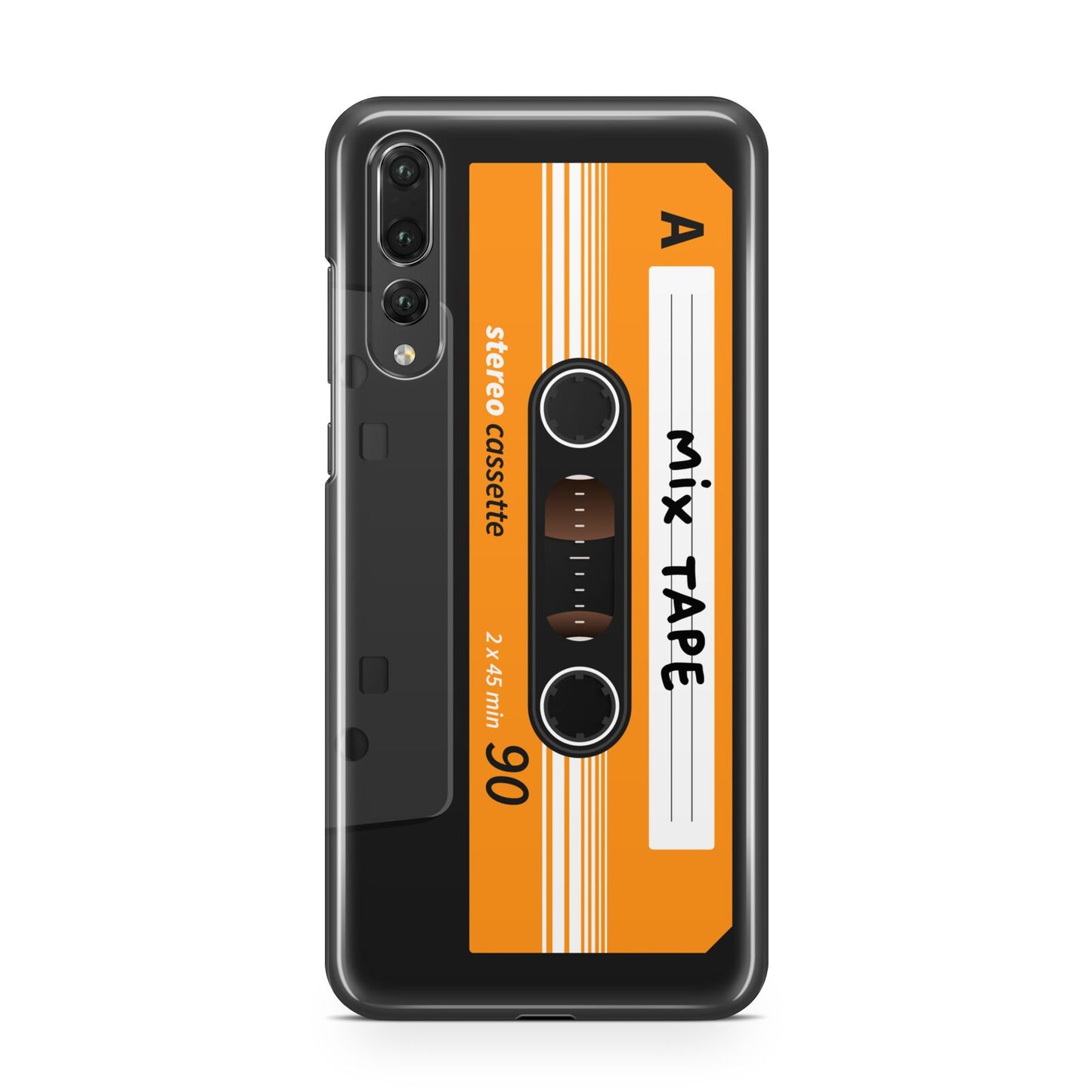 Black Casette Tape Huawei P20 Pro Phone Case