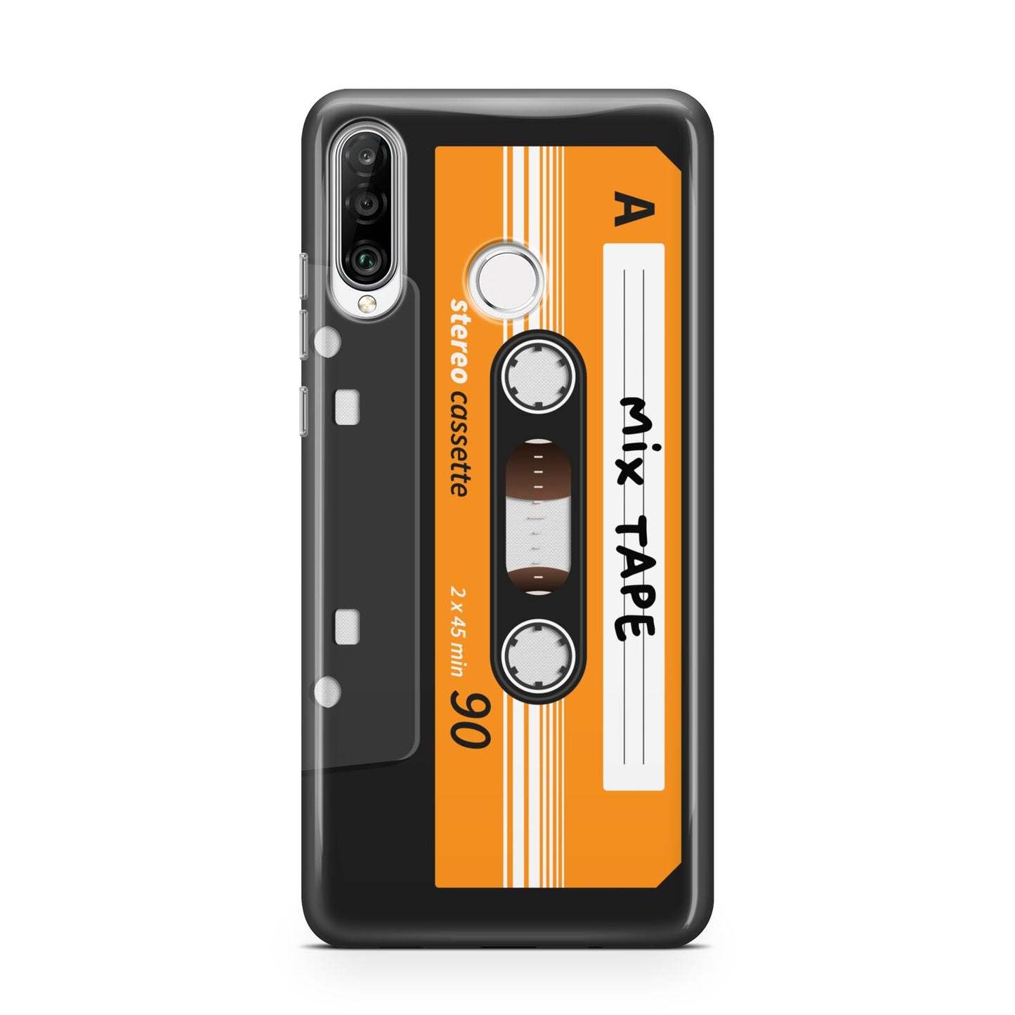 Black Casette Tape Huawei P30 Lite Phone Case