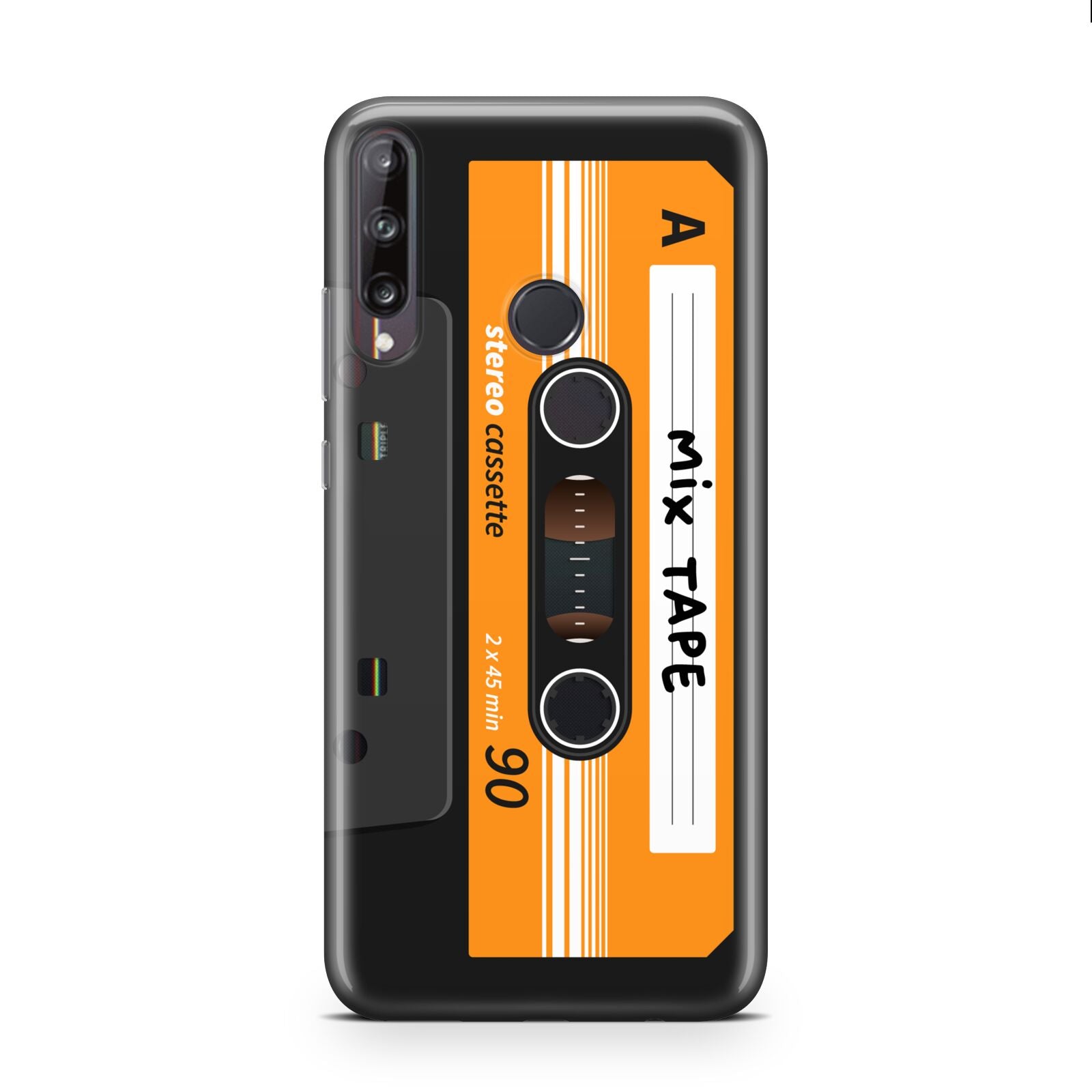 Black Casette Tape Huawei P40 Lite E Phone Case