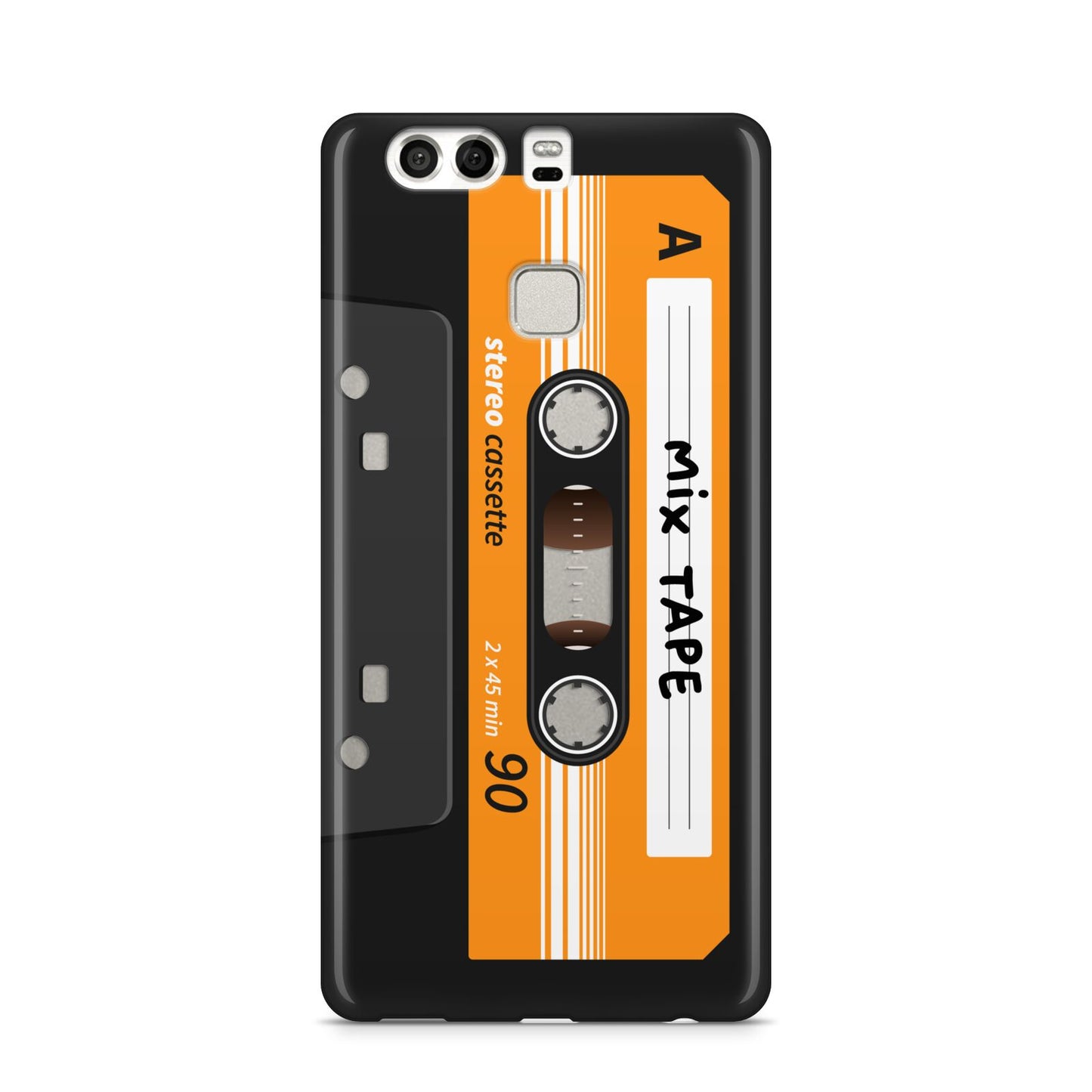 Black Casette Tape Huawei P9 Case