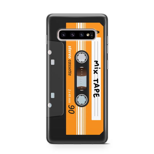 Black Casette Tape Protective Samsung Galaxy Case