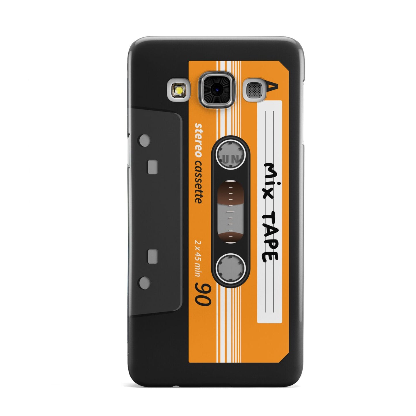 Black Casette Tape Samsung Galaxy A3 Case