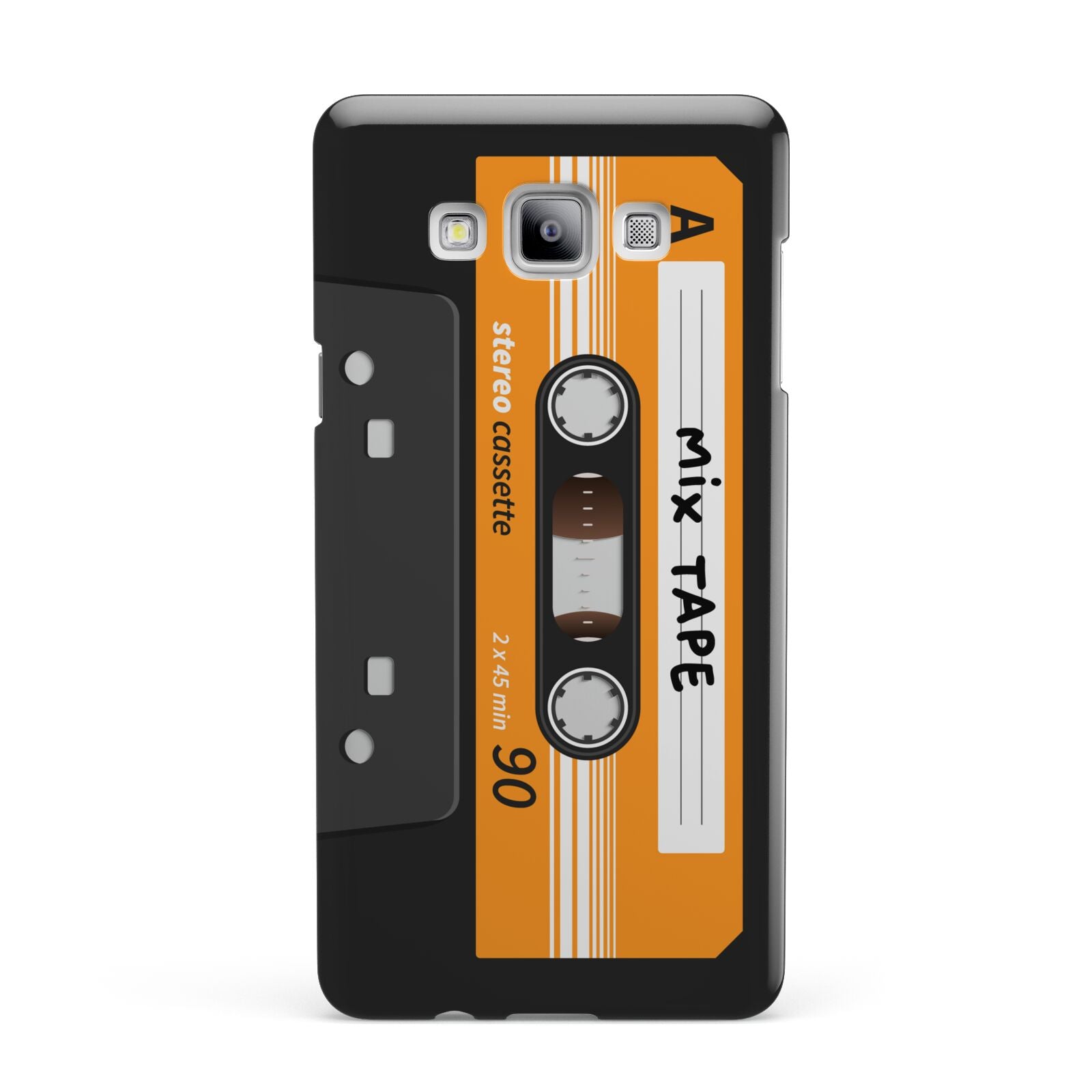 Black Casette Tape Samsung Galaxy A7 2015 Case