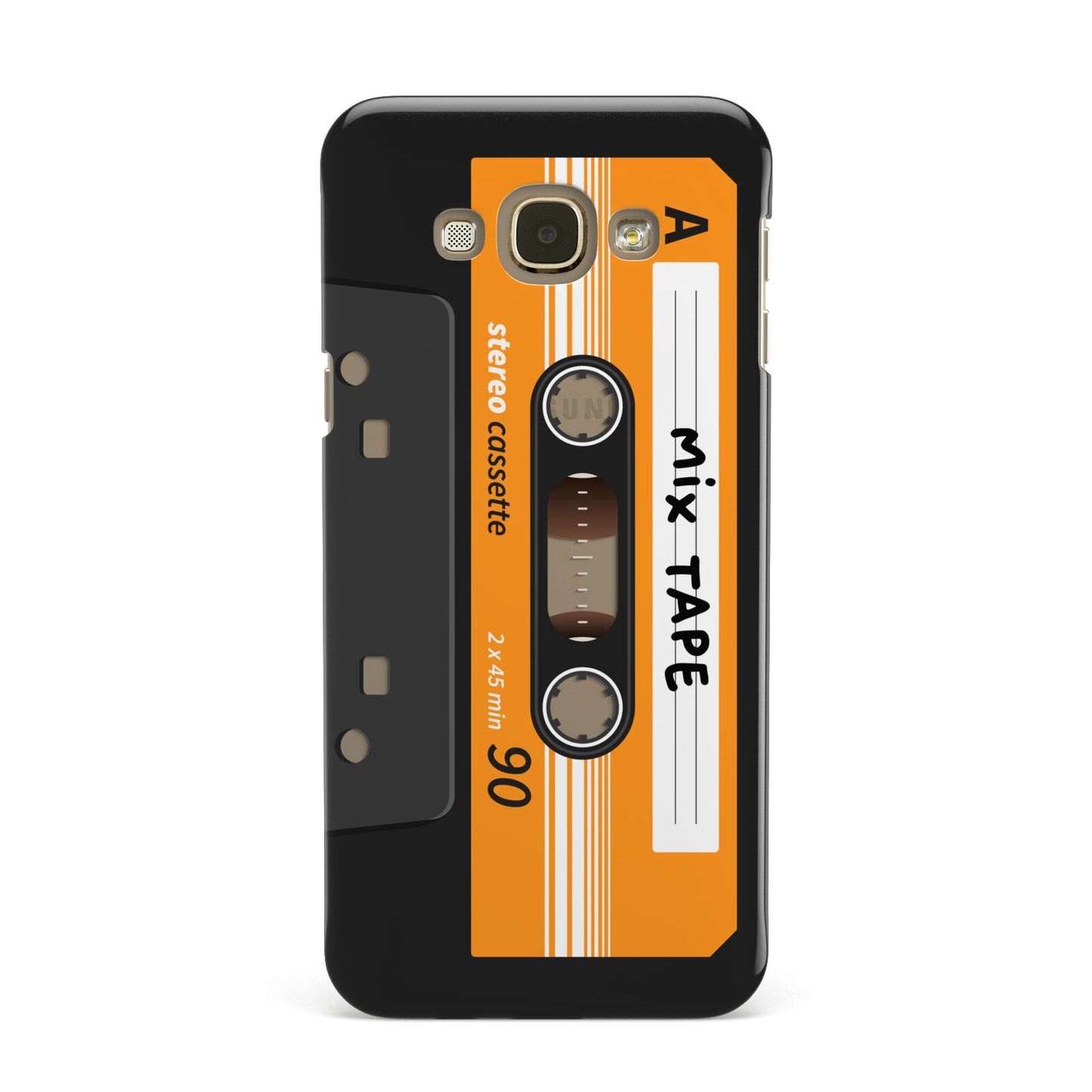 Black Casette Tape Samsung Galaxy A8 Case