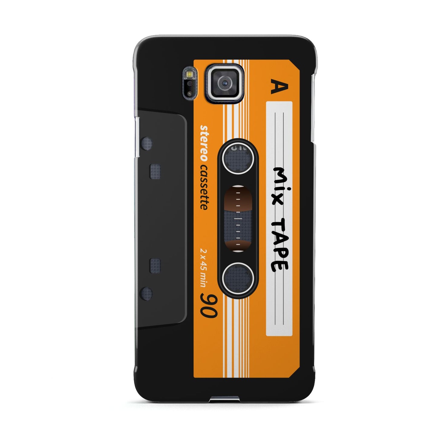 Black Casette Tape Samsung Galaxy Alpha Case