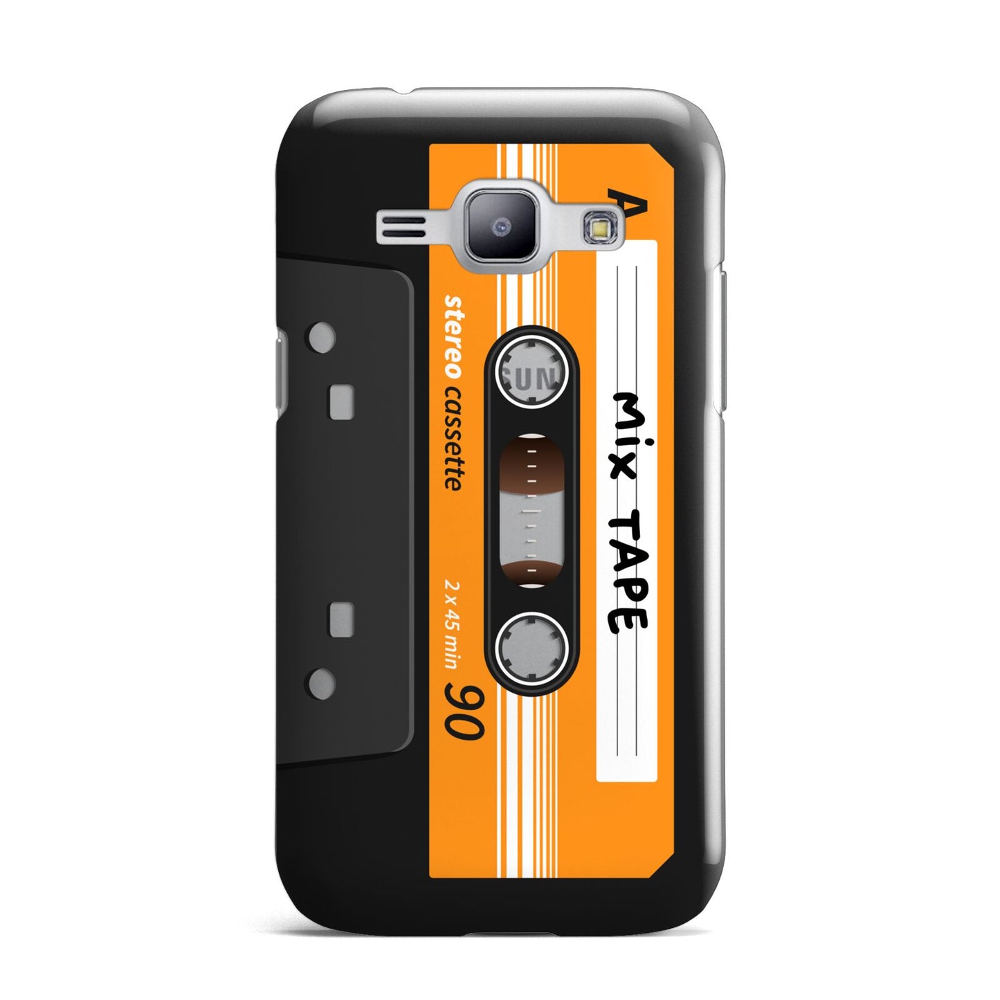 Black Casette Tape Samsung Galaxy J1 2015 Case