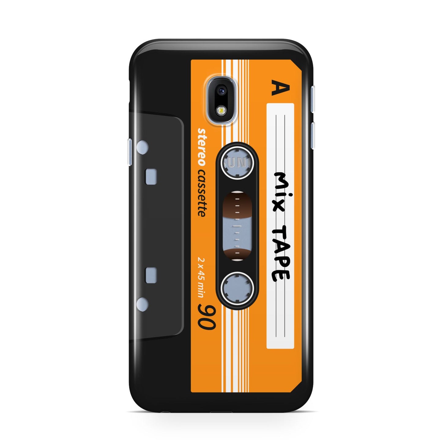 Black Casette Tape Samsung Galaxy J3 2017 Case