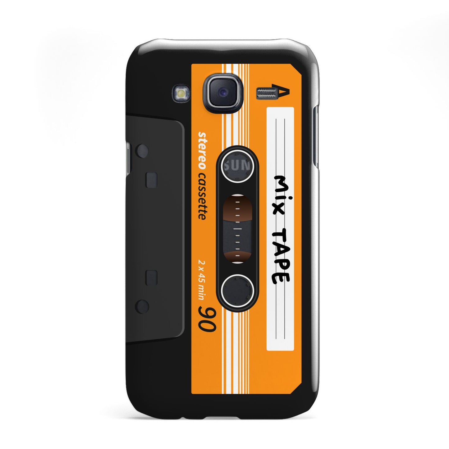 Black Casette Tape Samsung Galaxy J5 Case