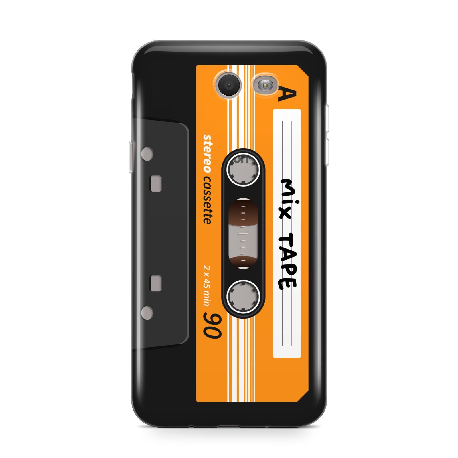 Black Casette Tape Samsung Galaxy J7 2017 Case