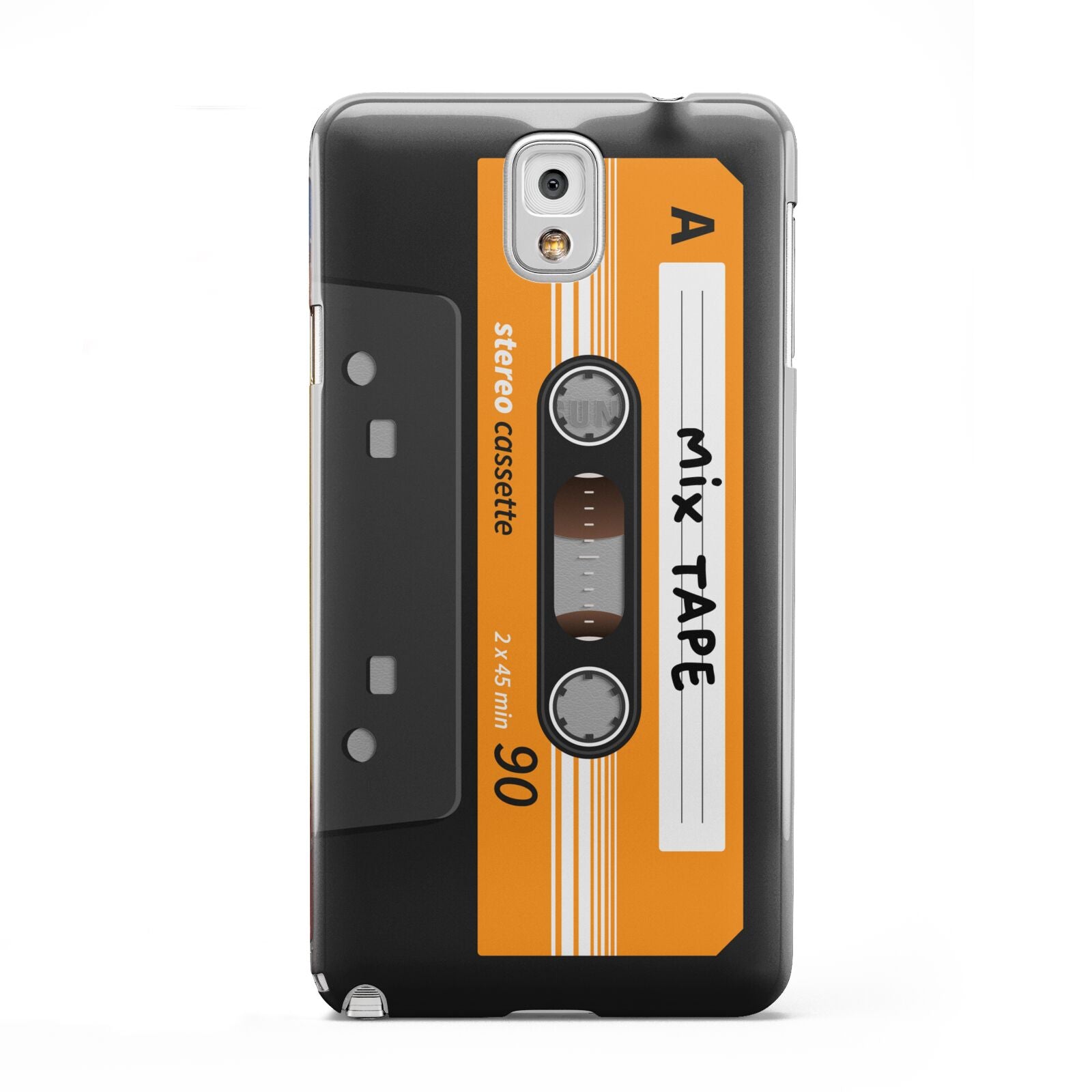 Black Casette Tape Samsung Galaxy Note 3 Case