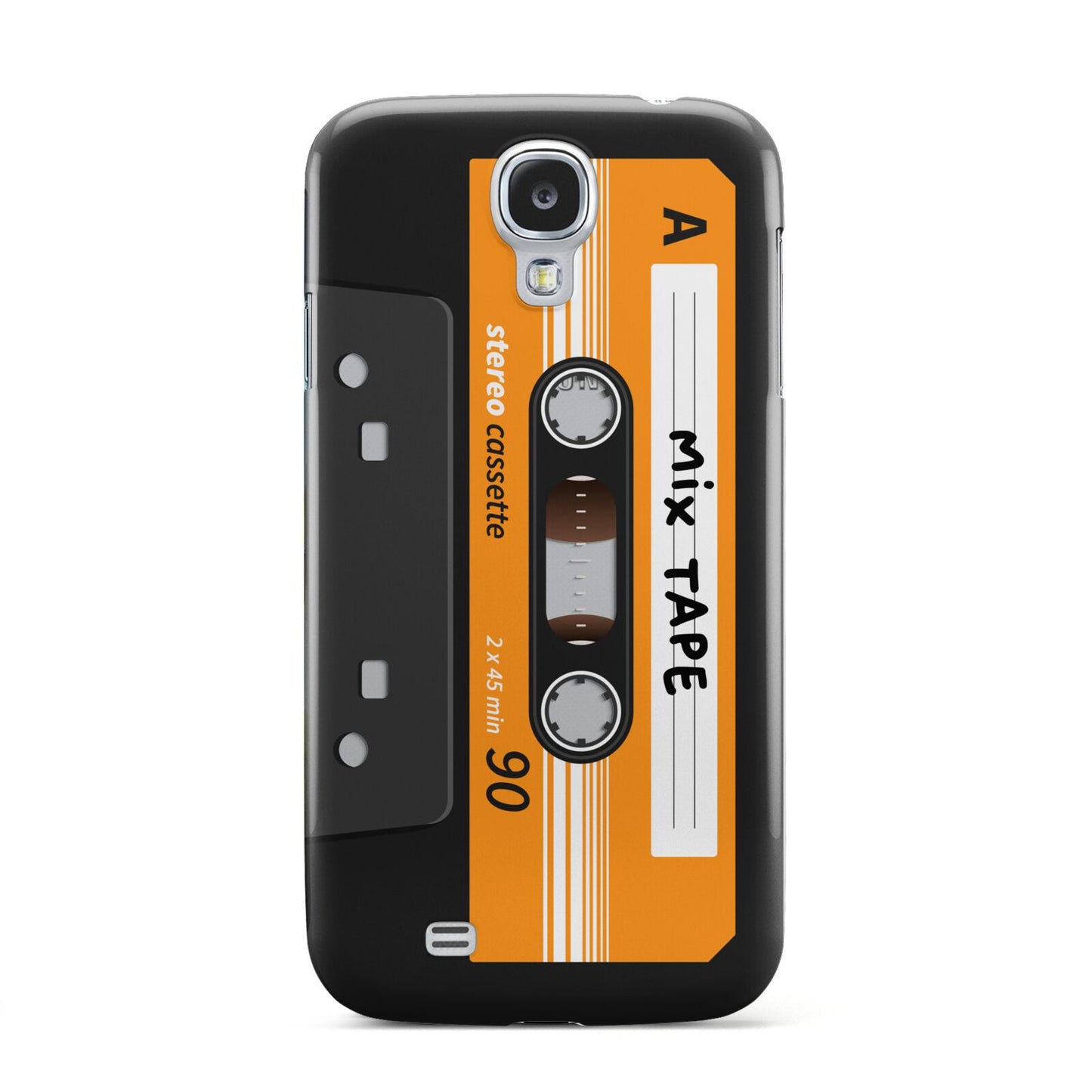 Black Casette Tape Samsung Galaxy S4 Case