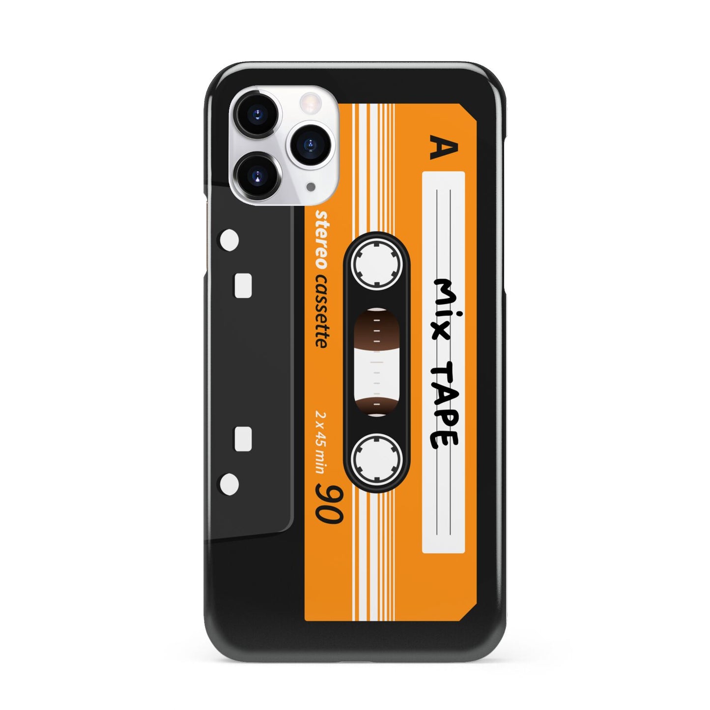 Black Casette Tape iPhone 11 Pro 3D Snap Case