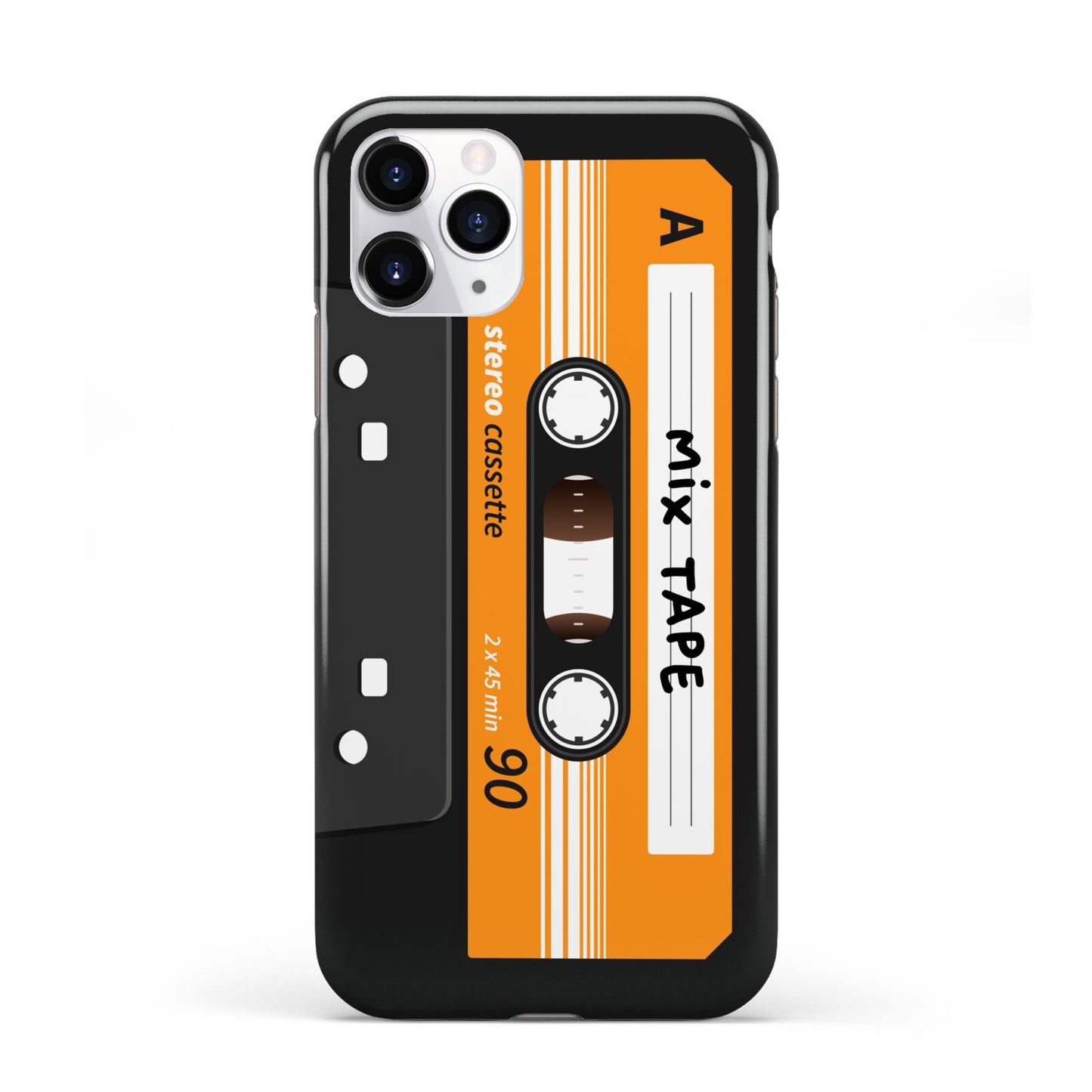 Black Casette Tape iPhone 11 Pro 3D Tough Case