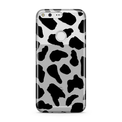 Black Cow Print Google Pixel Case