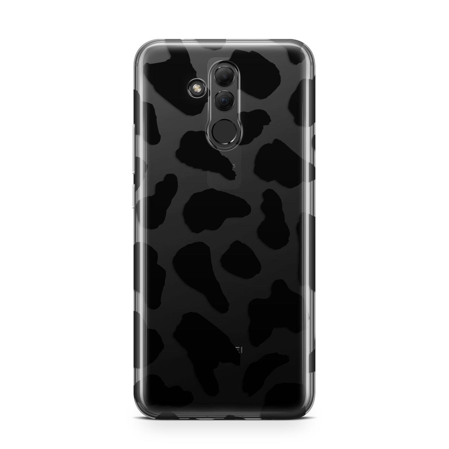 Black Cow Print Huawei Mate 20 Lite