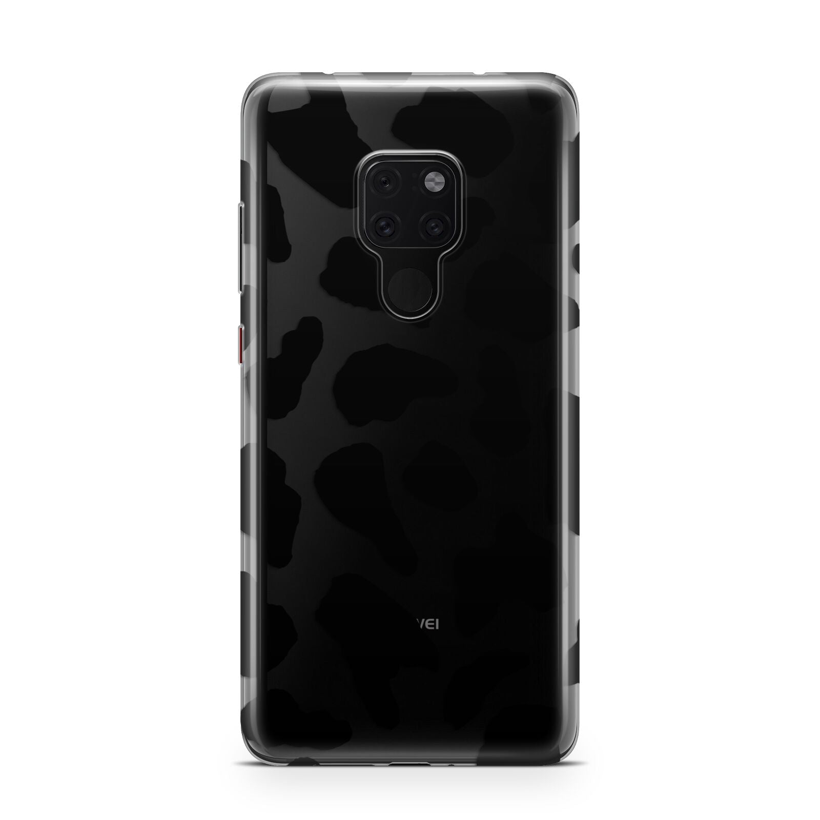 Black Cow Print Huawei Mate 20 Phone Case