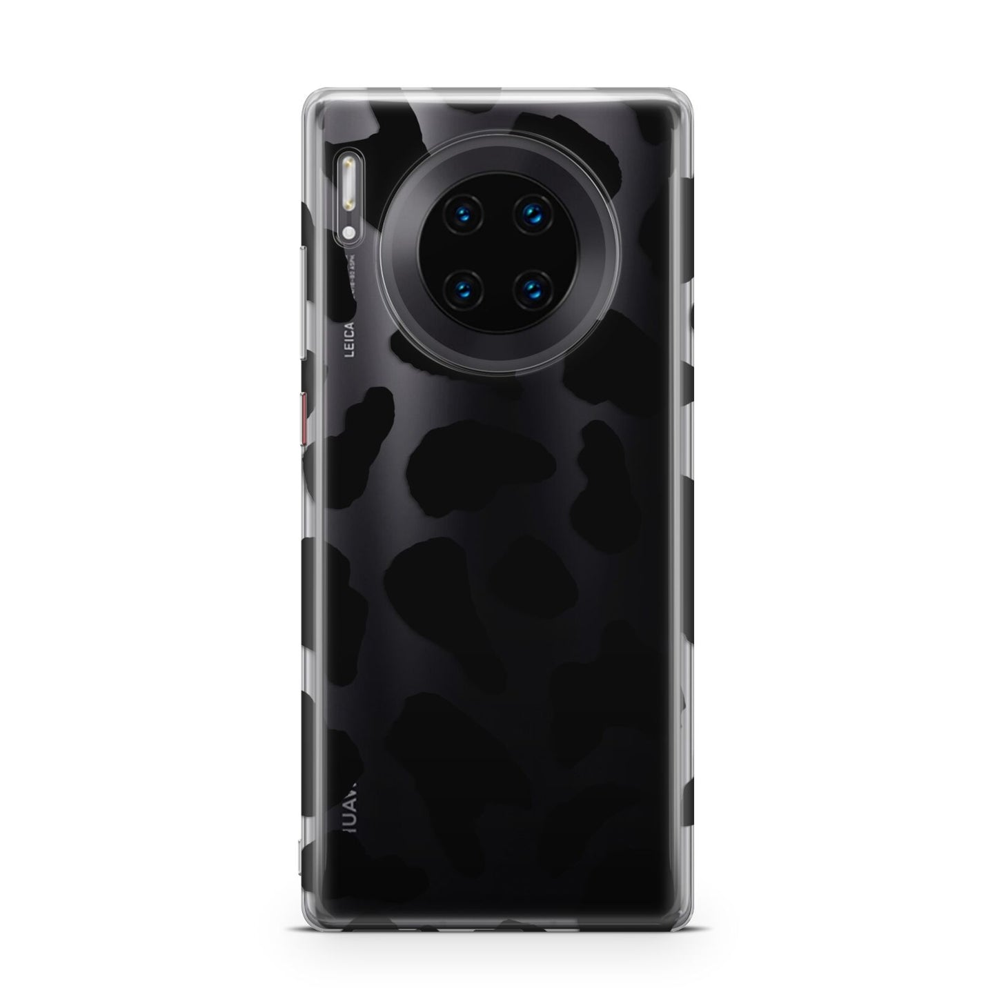 Black Cow Print Huawei Mate 30 Pro Phone Case