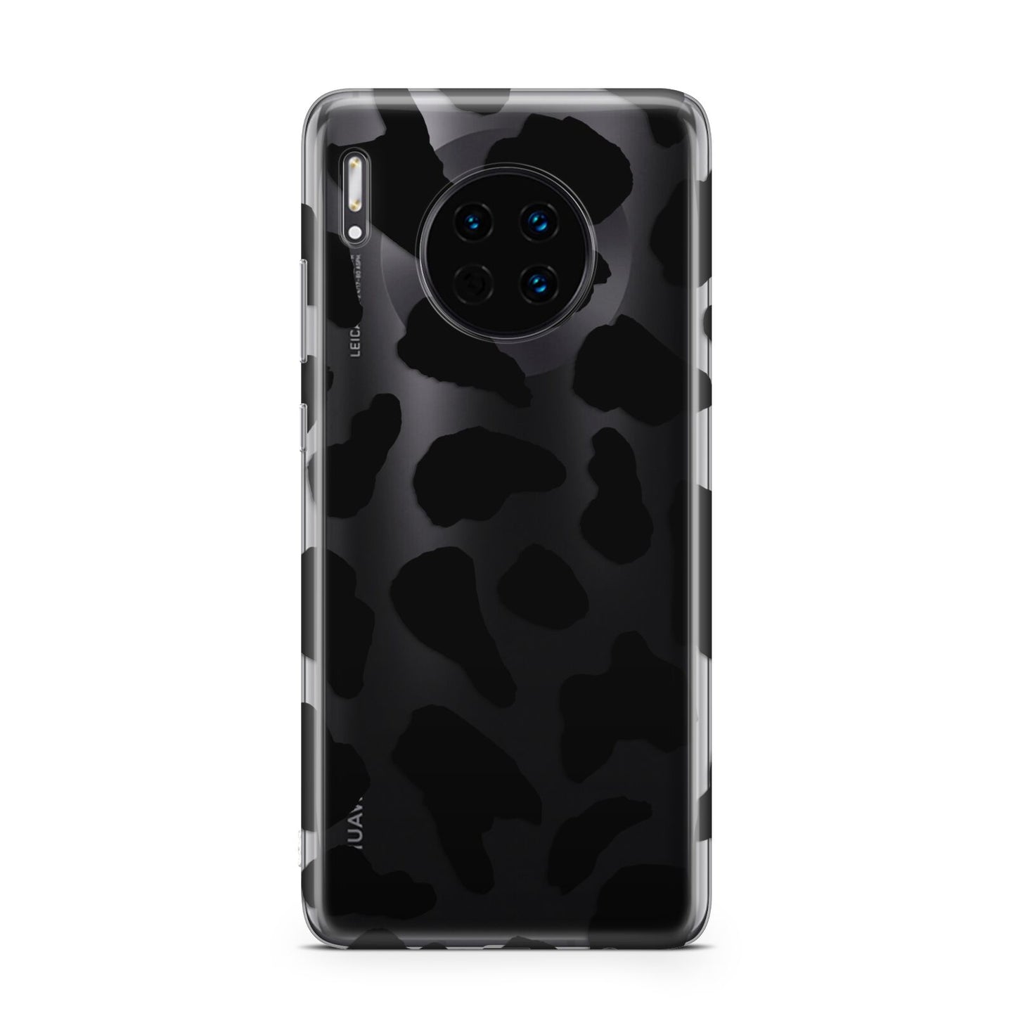 Black Cow Print Huawei Mate 30