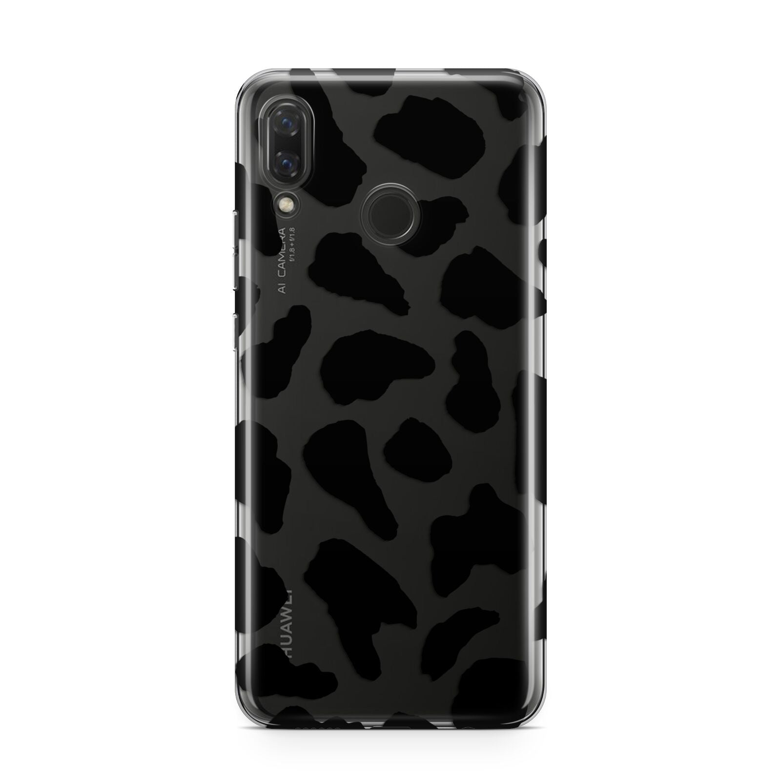 Black Cow Print Huawei Nova 3 Phone Case