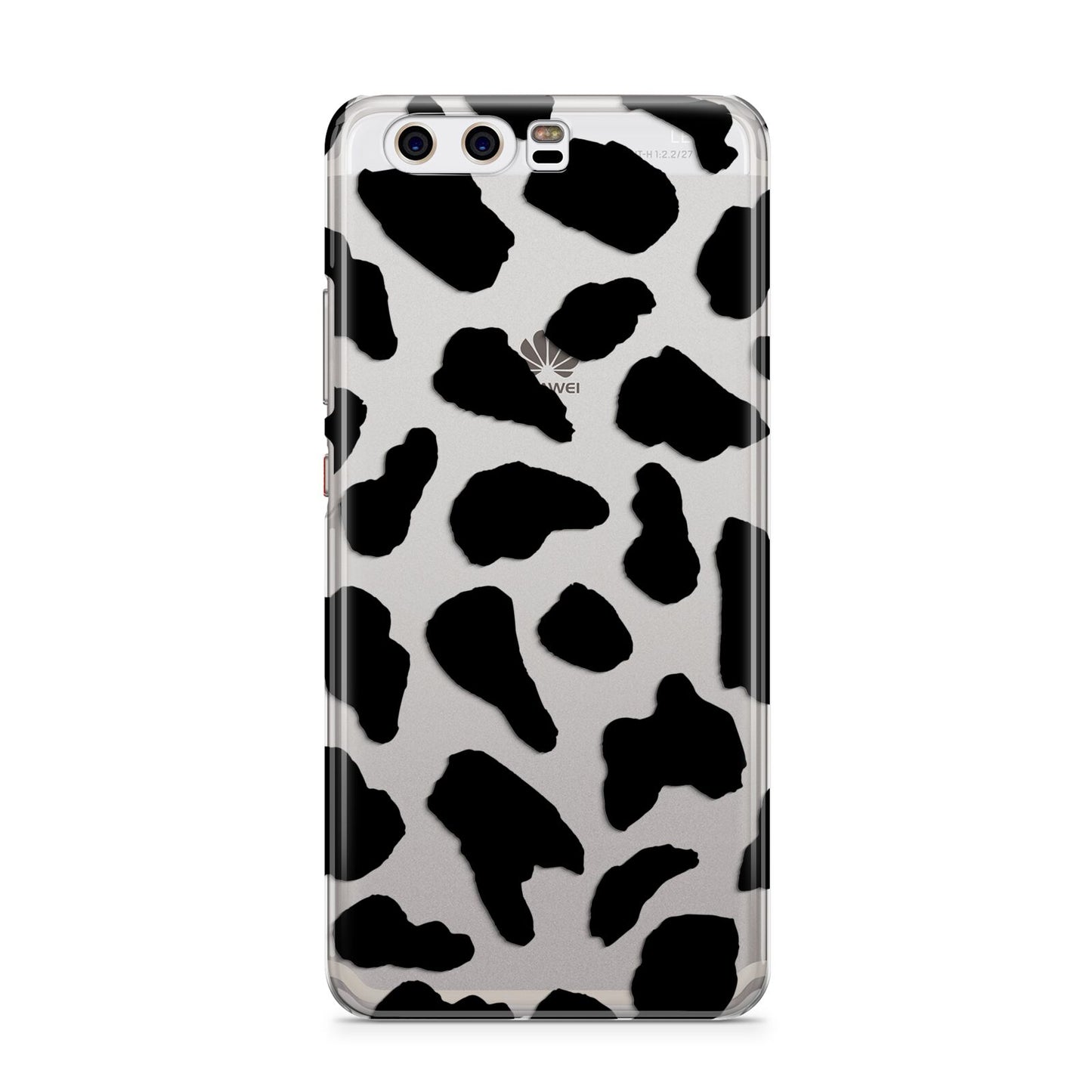 Black Cow Print Huawei P10 Phone Case