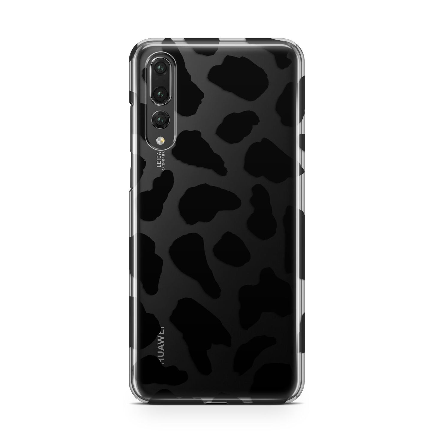 Black Cow Print Huawei P20 Pro Phone Case