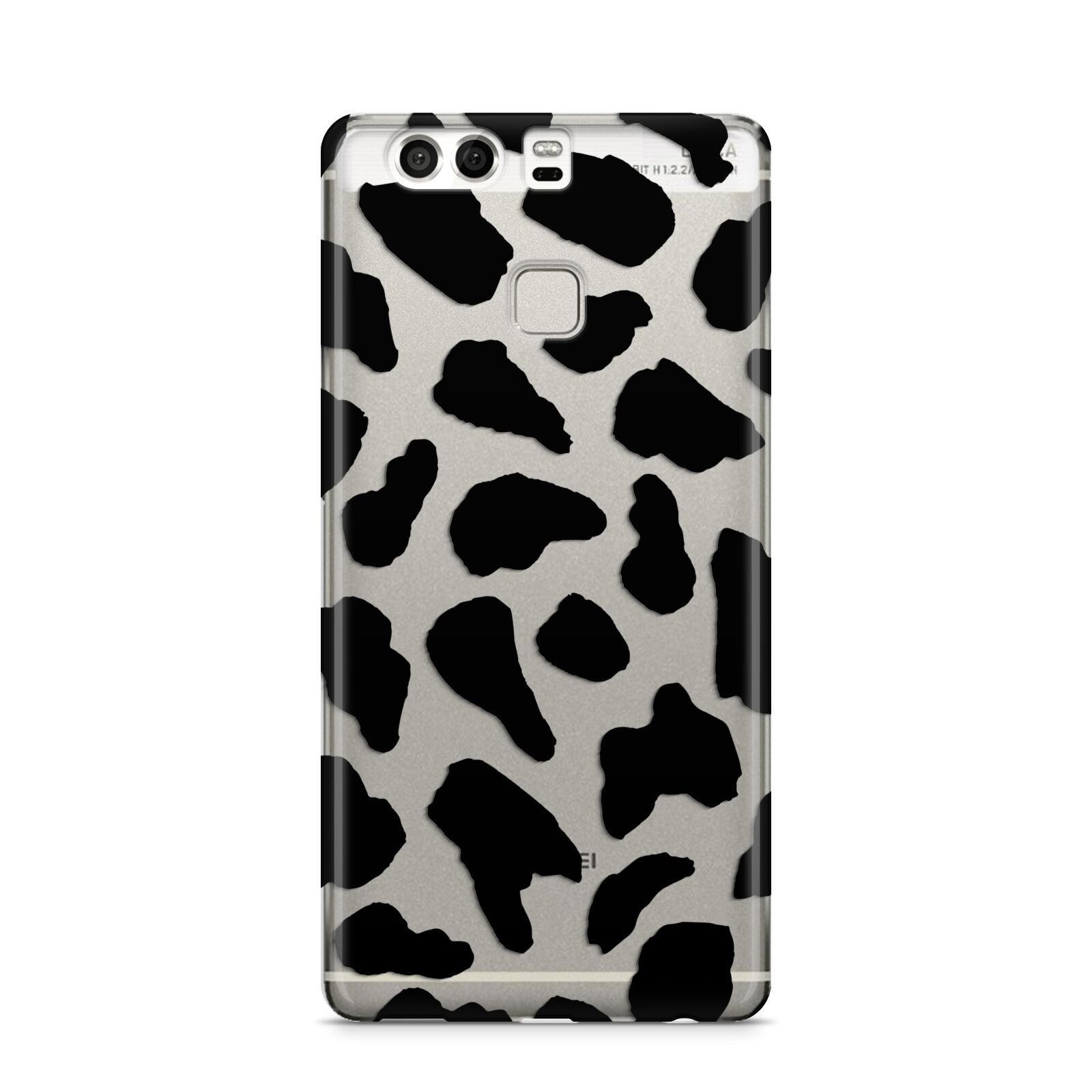 Black Cow Print Huawei P9 Case