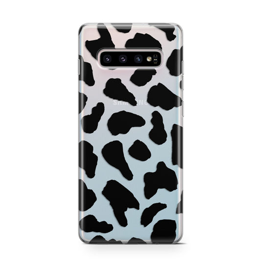 Black Cow Print Protective Samsung Galaxy Case