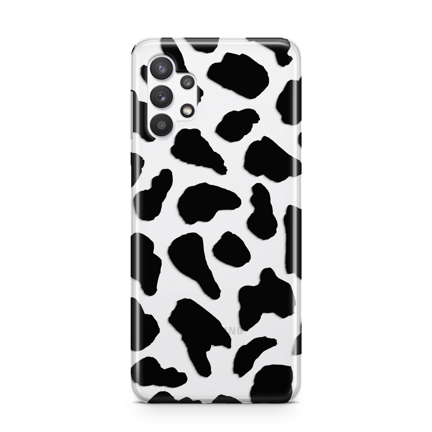 Black Cow Print Samsung A32 5G Case