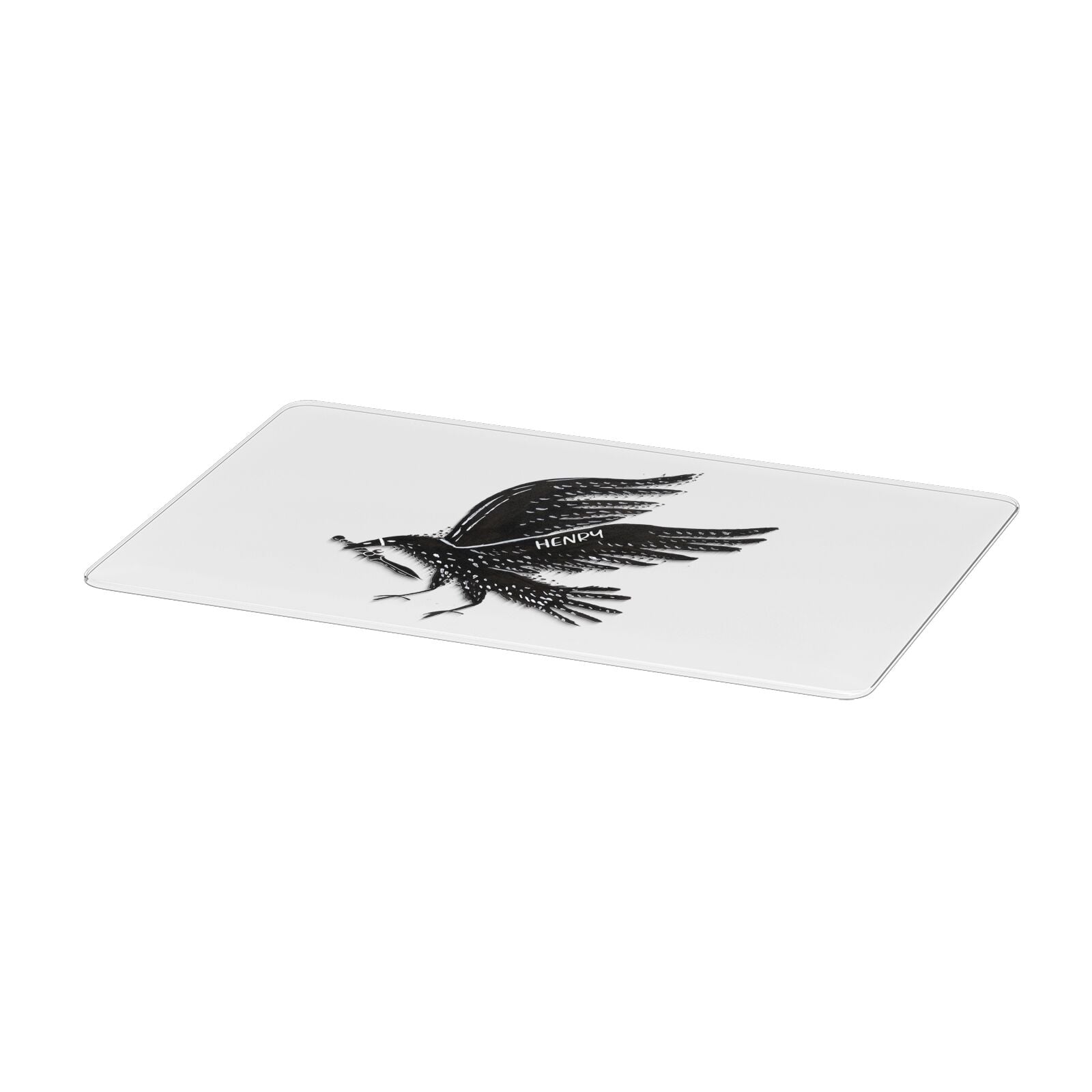 Black Crow Personalised Apple MacBook Case Only