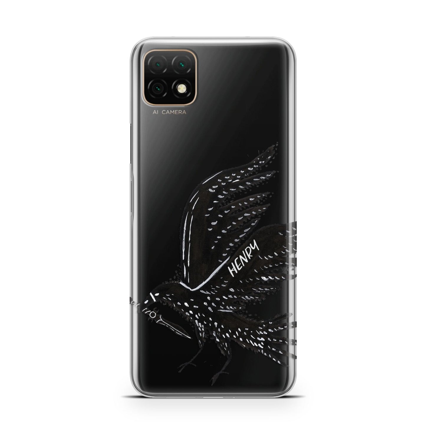 Black Crow Personalised Huawei Enjoy 20 Phone Case