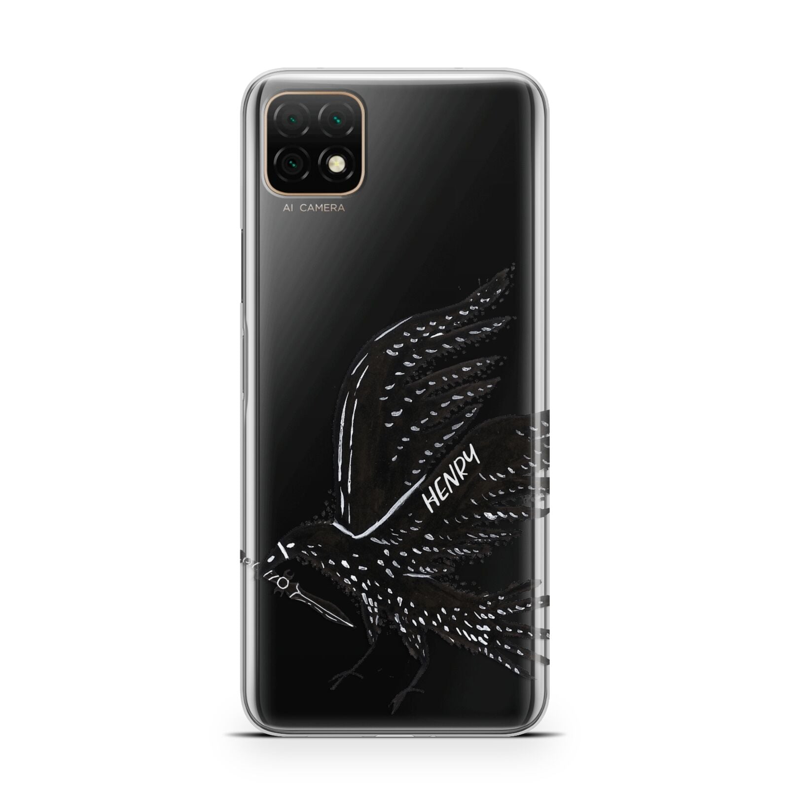 Black Crow Personalised Huawei Enjoy 20 Phone Case