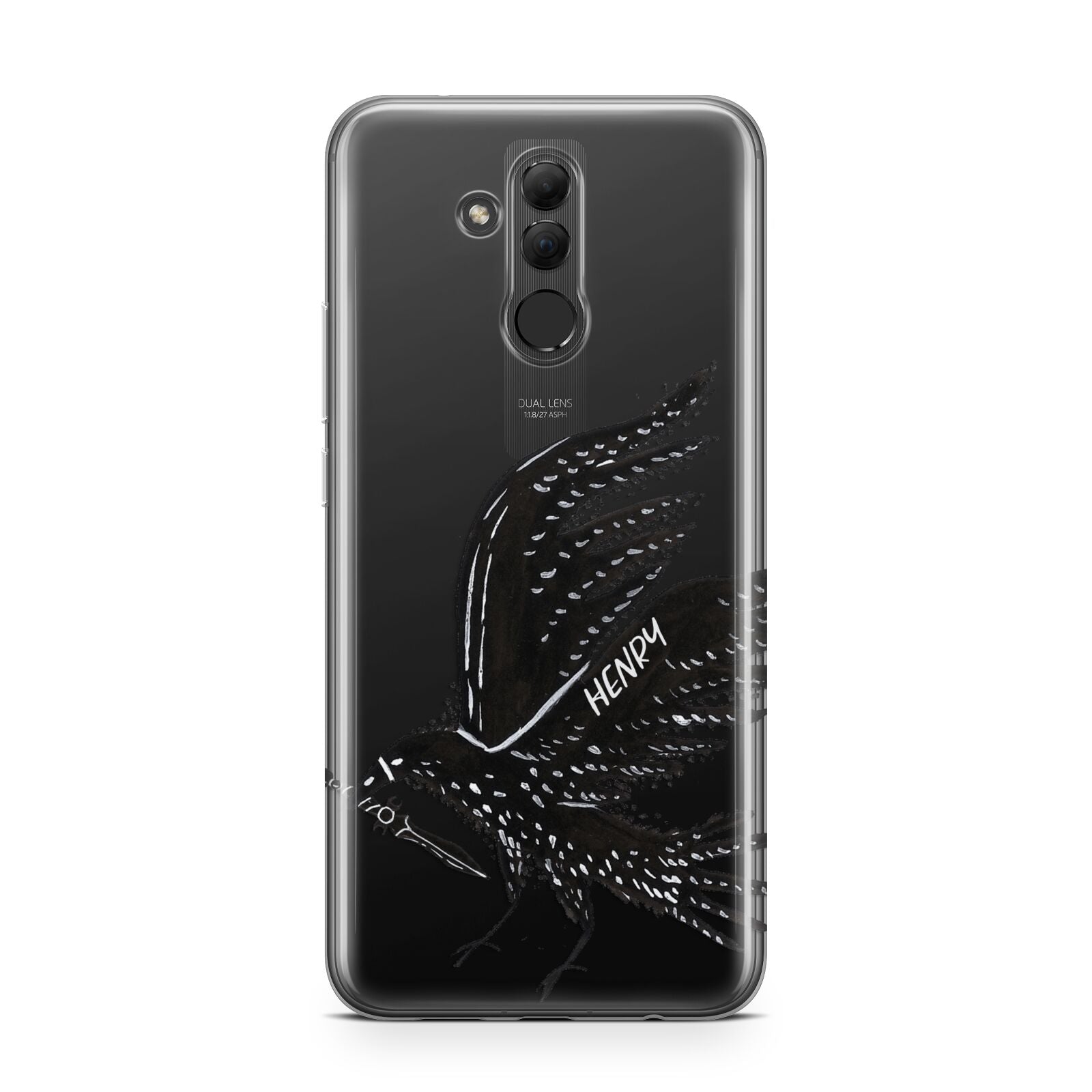 Black Crow Personalised Huawei Mate 20 Lite