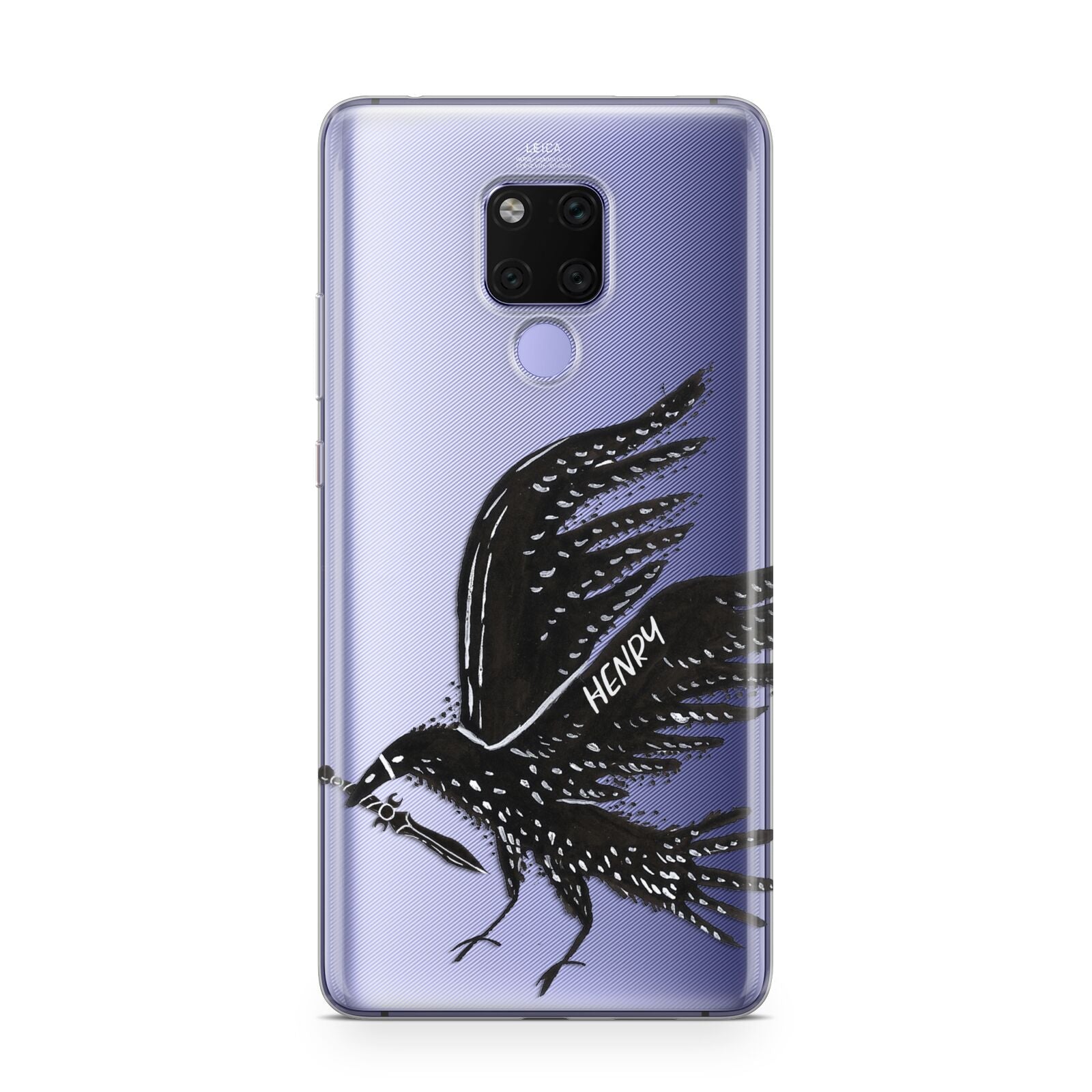 Black Crow Personalised Huawei Mate 20X Phone Case